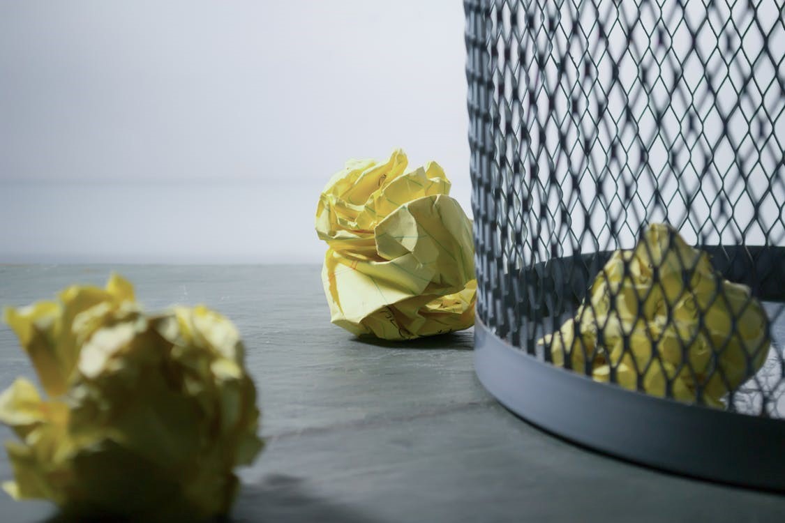 Have bins beside every desk