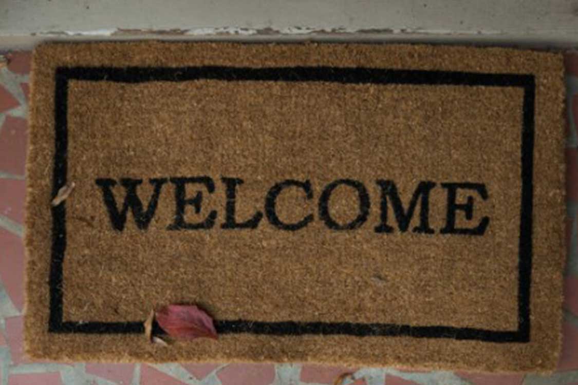 As a part of cleaning tips- Lay some doormats